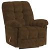 Brosmer Power Rocker Fabric and Leather Look Recliner (9MZ87-1-24966) image 1