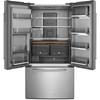 36-inch, 23.8 cu. ft. Counter-Depth French 3-Door Refrigerator with Ice and Water Dispensing System (KRFC704FPS) image 2