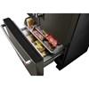 36-inch, 23.8 cu. ft. Counter-Depth French 3-Door Refrigerator with Ice and Water (KRFC704FBS) image 4