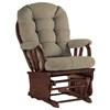 Bedazzle Glider Fabric Chair (Bedazzle C8107 (Platinum)) image 1