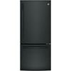 30-inch, 21 cu. ft. Bottom Freezer Refrigerator (GBE21DGKBB) image 1