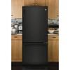 30-inch, 21 cu. ft. Bottom Freezer Refrigerator (GBE21DGKBB) image 4