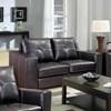 T1170 Stationary Bonded Leather Loveseat (T-1170 Loveseat) image 1