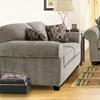 Stationary Fabric Loveseat (2455 Loveseat (Light Grey)) image 1