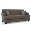 Canapé fixe en tissu (2526 Sofa (Brown)) image 1