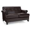 Causeuse fixe en cuir (3526) image 1