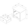 Vito 1-Drawer Kids Nightstand (3150062) image 3