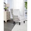 Stationary Leather Chair (3492CLG Chair - Grey) image 1