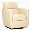 Classique Swivel Leather Chair (507-243-Hugo Bone) image 1