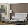 Fauteuil inclinable motorisé pivotant berçant coulissant Lauren en aspect cuir (L0312-SG-OP-5011-11) image 2