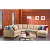 Westside Leather 4 pc Sectional (77307-07/77307-09/77307-14/77307-15-CLASSIC-WHEAT) image 2