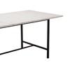 Table de salle à manger Kendall avec dessus en marbre (7060-300-302-0-1) image 4