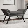 Lana 401-950GY Bench - Grey and Black image 2