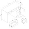 Axess 7270070 Small Desk image 3