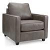 Fauteuil fixe en cuir (3855-C) image 1