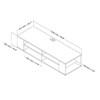 City Life TV Stand with Cable Management (4147675) image 5