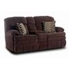 Stationary Fabric Loveseat with Console (103-22-22) image 1