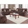 Stationary Fabric Loveseat with Console (103-22-22) image 2