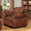 Arizona Stationary Leather Match Chair (1444-6110-0104234) image 2