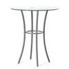 Round Lotus Pub Height Dining Table with Glass Top (50509-42_57|90236) image 1