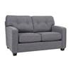 Stationary Fabric Loveseat (2298-L Loveseat - Charcoal) image 1