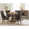 Round Anna Claire Dining Table with Zinc Top & Pedestal Base (5428-45RD) image 5
