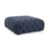Fabric Ottoman (7045 Ottoman (Blue)) image 1