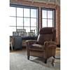 Fauteuil inclinable motorisé Biscayne en cuir (42506-79-FIRESIDE-WALNUT) image 1