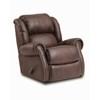 Wyoming Power Fabric and Leather Look Recliner (120-99-22) image 1