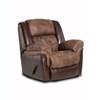 Fenway Power Rocker Fabric and Leather Look Recliner (139-98-17) image 1