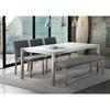 Cubo Dining Table with Glass Top (Cubo 36