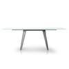 Timeless Dining Table with Glass Top and Pedestal Base (Timeless 47
