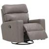Oakwood Swivel Rocker Fabric Recliner (Oakwood 41049-33 - Gr.1) image 1