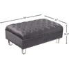 Lucas Fabric Ottoman (609Grey-Ott) image 4