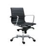 Omega Swivel Office Chair Low Back Black image 1