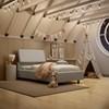 Surrey 12519-39 Twin Upholstered Bed - Sleet image 3