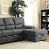 Alcester Fabric Sleeper Sectional (CM6908BK-SET) image 1
