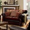 Franklin Stationary Fabric and Leather Look Loveseat (SM6106N-LV) image 1