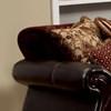 Franklin Stationary Fabric and Leather Look Loveseat (SM6106N-LV) image 3