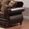 Franklin Stationary Fabric and Leather Look Sofa (SM6107N-SF) image 2