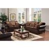 Franklin Stationary Fabric and Leather Look Loveseat (SM6107N-LV) image 3