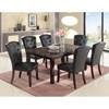 Julian Dining Table with Faux Marble Top (345313) image 2