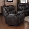 Hudson Glider Leather Air Recliner (660342) image 1
