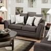 Flannel Fabric Loveseat (538021) image 1