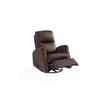 Fauteuil inclinable pivotant coulissant Athens en tissu (9104-T-SCOTT-CHOCOLATE) image 1