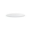 Round Carrefour Pub Height Dining Table with Glass Top and Trestle Base (50692-42|90242_24) image 2
