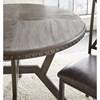 Round Alamo Dining Table with Pedestal Base (AL450T) image 2