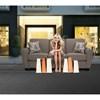 Stationary Fabric Sofa (2404 Apartment Sofa (Grey)) image 2