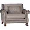 Stationary Fabric Chair (4300LF40 Chair - Ocala Pecan) image 1