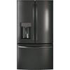 36-inch, 22.2 cu. ft. Counter-Depth French 3-Door Refrigerator with Ice and Water (GYE22HBLTS) image 1